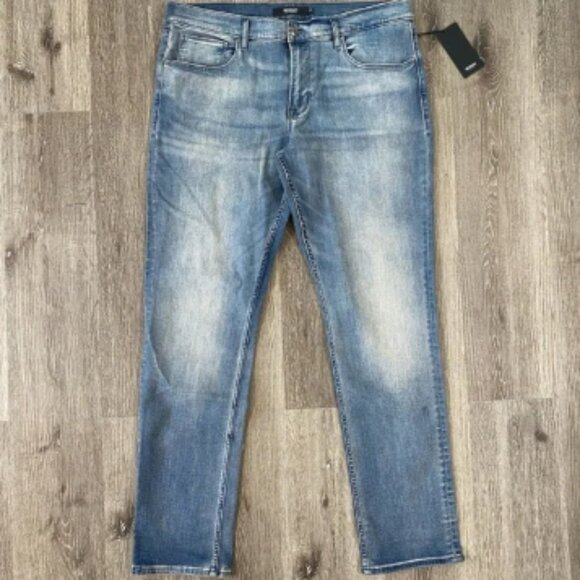 HUDSON Blake Slim Straight Jeans Men’s Size 38 NWT Medium Wash - Picture 1 of 9